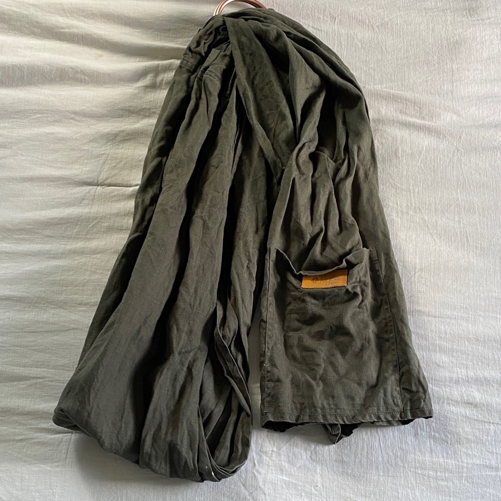 Kyte BABY Forest Green Linen wrap